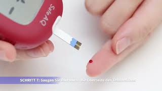 【German】Deutsches Sinocare Safe AQ Smart BlutzuckermessgerätVideo [upl. by Asit609]