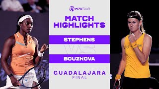 Camila Osorio vs Marie Bouzkova  2023 Nanchang Quarterfinal  WTA Match Highlights [upl. by Ajiram536]