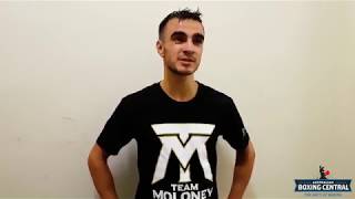 EXCLUSIVE  ANDREW MOLONEY talks about potential WORLD TITLE fight with KHALID YAFAI [upl. by Modestine]