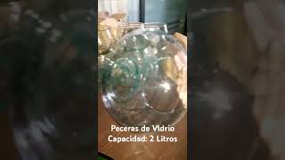 Peceras de vidrio capacidad 2 Litros [upl. by Auqined870]