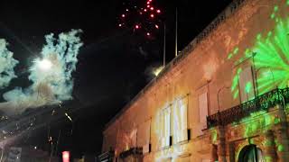 Valletta New Years Eve Celebration 2018 [upl. by Einahpehs750]