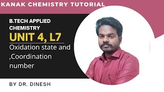 BTech Applied Chemistry I L7 I Oxidation State I Coordination Number [upl. by Omixam156]