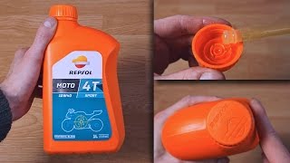 Repsol Moto Sport 4T 10W40 original oil show [upl. by Ilrak]