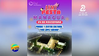 Anuncian “Army festa Managua 2024” a realizarse este próximo domingo [upl. by Ytsirhk]