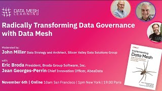 Radically Transforming Data Governance with Data Mesh [upl. by Annairb237]