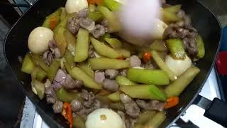 Simple recipeAtay Balonbalunan sayote eggs Eyahs mixVlog [upl. by Verda283]