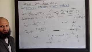 LCS 35  Root locus based design of PI controller to remove steady state error [upl. by Lednic]