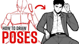 How to Draw ANY Pose You Want WITHOUT Learning Anatomy [upl. by Adamsun]