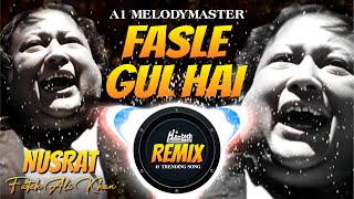 Fasle Gul Hai  Nusrat Fateh Ali Khan Ft A1 MelodyMaster  official HD video  HiTech Music [upl. by Ameerak]