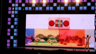 20111126 Yo Gabba Gabba Live Introduction at Nokia Theater Live [upl. by Nelyk893]