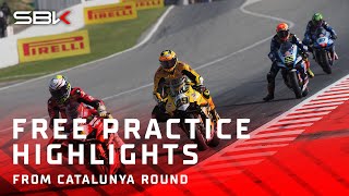 HIGHLIGHTS from Day 1 in Barcelona 💥  2024 CatalanWorldSBK 🏁 [upl. by Rasaec]