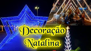 Decoração Natalina do Parque Solon de Lucena  João Pessoa [upl. by Atikcir998]