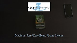 Arcane Tinmen  Medium NonGlare Board Game Sleeves [upl. by Nylisoj982]