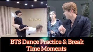 BTS Dance Practice amp Break Time Moments 💗 [upl. by Fabiolas149]