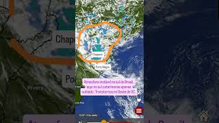 chapeco santacatarina tempestade severeweather satelite jornalismo [upl. by Arielle]