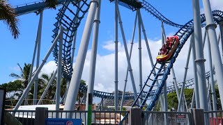 Storm Coaster  Sea World Gold Coast [upl. by Victor]