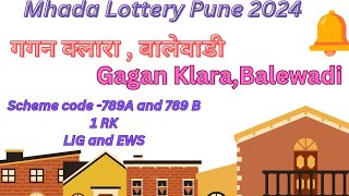 म्हाडा लॉटरी पुणे  Gagan Klara gagan housing landmarks L L P Balewadi  गगन क्लारा scheme789A 789B [upl. by Beckman]