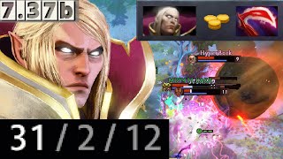 INVOKER DESOLATOR 31 KILLS STOMP  NEW PATCH 737b INVOKER GAMEPLAY [upl. by Assenad]