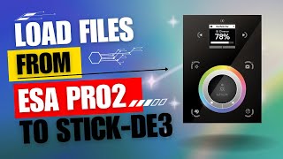 Load Files From ESA Pro 2 to STICKDE3  Quick Tutorial  Nicolaudie [upl. by Silberman]