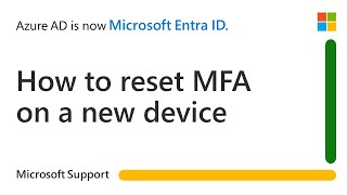 How to reset multifactor authentication MFA on a new device or if a device is lost  Microsoft [upl. by Perl119]