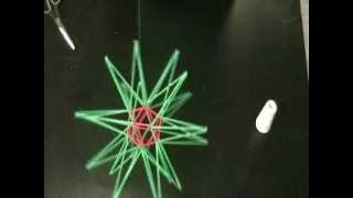 Straw Diagram 1 Stellated Icosahedron [upl. by Esbenshade]