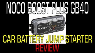 NOCO Boost Plus GB40 1000A UltraSafe Car Battery Jump Starter Review  Find out What We Learned [upl. by Nessnaj]