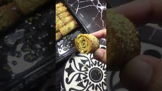 Home made baklava recipe in my videos subscribe food baklava turkish middleeast newvideo [upl. by Eed]