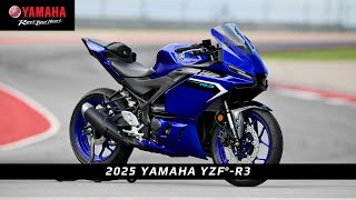 Light Nimble Fun The 2025 Yamaha YZFR3 [upl. by Bara]