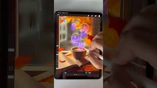 Coffee Animation Tips in Procreate animation procreate digitalart illustration art [upl. by Felicle797]