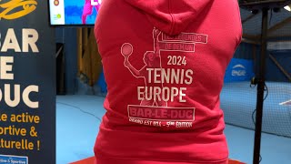 Les jeunes espoirs du tennis européen reviennent à BarleDuc [upl. by Aneela277]