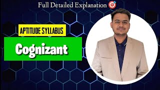 Cognizant Aptitude Syllabus  Cognizant Round 2 Syllabus [upl. by Dimphia]