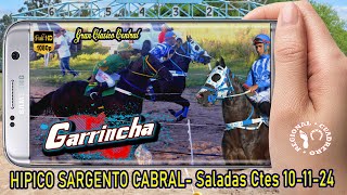 GARRINCHAGran Clasico Interprovincial Hipico Sargento cabral Saladas Ctes 101124 [upl. by Ahsenik584]