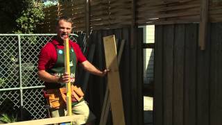 How To Fix A Fence Paling  DIY At Bunnings [upl. by Ginzburg92]