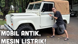 LAND ROVER SERIES 3 CONVERT MESIN LISTRIK Electric Car [upl. by Wei523]