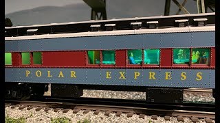 Lionel Polar Express OScale Passenger Cars [upl. by Aremihc532]