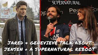 Jared amp Genevieve Padalecki talk about Jensen Ackles a Supernatural reboot amp Ruby and Dean [upl. by Enilekaj]