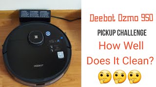 Deebot Ozmo 950 How well does it clean [upl. by Akalam]