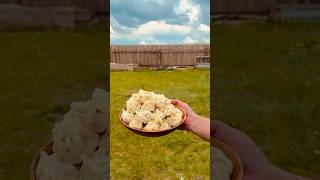 Boodog Boys try Egel Buuz 😋 Mongolian dumplings 🥟 artger [upl. by Molohs]