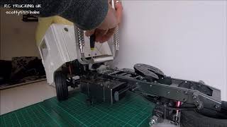 RC TRUCKS  EXHAUST STACKS GET FITTED TO THE TAMIYA SCANIA [upl. by Eelrihs]