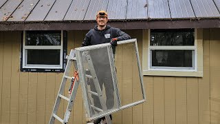 Installing New Windows at My Cabin [upl. by Harte]