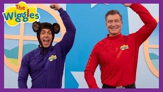 The Monkey Dance 🐒 Do the Monkey 🐘 Dance and Learn Animal Sounds with The Wiggles 🐯 Kids Songs [upl. by Narcis]