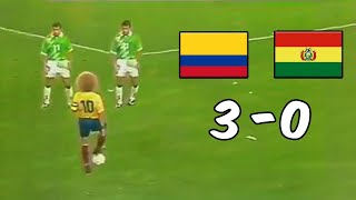 EL DIA QUE EL PIBE VALDERRAMA DESTRUYÓ A BOLIVIA [upl. by Adirem]