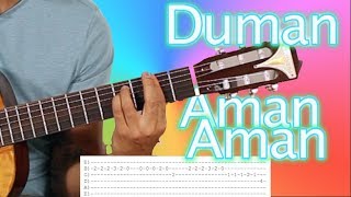 Duman Aman Aman Nasıl Çalınır Orjinal Akor  Solo Gitar Dersleri  Akustik Cover [upl. by Aened]