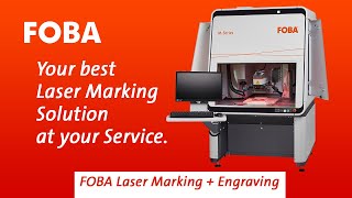 Laser marking  engraving  Laser at your service  FOBA  EN [upl. by Irrabaj60]