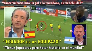 FASCINADOS PERIODISTAS ESPAÑOLES Y ARGENTINOS se RINDEN a ENNER VALENCIA Y ECUADOR VS COLOMBIA HOY [upl. by Nagaek]