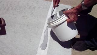 How to install PolyTuff Super Seal Tape Over Concrete [upl. by Ng]