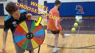 ALL SPORT BOWLING CHALLENGE Trick Shot Olympics [upl. by Lebiram]