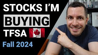 CANADIAN Stocks Im BUYING in My TFSA  FALL 2024  Portfolio Reveal [upl. by Ntsyrk942]