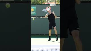 Taylor Fritz Forehand slowmotion shorts slowmotion [upl. by Ecinej]