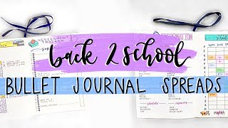 Bullet Journal Tips for Students  Back to school planning tips [upl. by Nelli357]